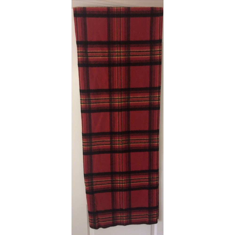 VINTAGE EUC Wool Plaid Cabin/Camp/Stadium Blanket, Multi-color, 60”x74”, NO BRND